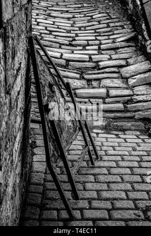 Cobbled path Stock Photo