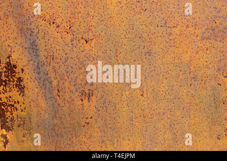 Rusty surface of iron sheet as a background Stock Photo