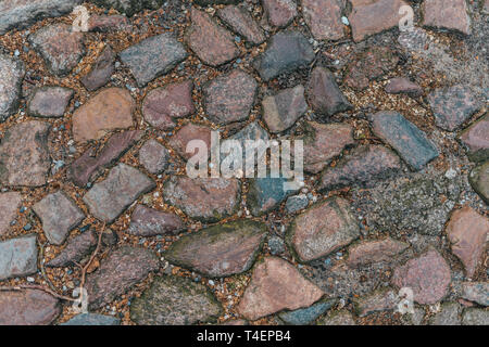 Ancient colorful paving stone Stock Photo