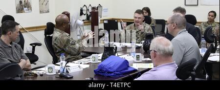 CAMP ARIFJAN, Kuwait - Colonel Christopher M. Coglianese, left, deputy ...