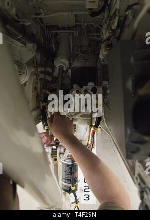 Airman 1st Class Brett Bamford, 104th Maintenance Group aircraft ...