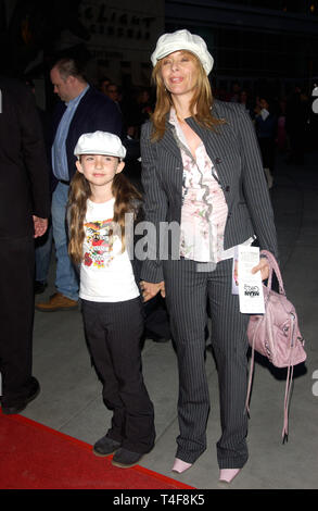 LOS ANGELES, CA. April 19, 2004: Actress ROSANNA ARQUETTE & daughter ZOE at the world premiere, in Hollywood, of Mean Girls. Stock Photo