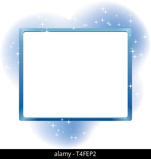 Frame for text on abstract fairy  background, vector illustration Stock Vector