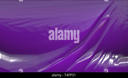 Dark Purple Shiny Plastic Background Stock Photo