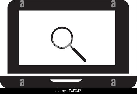 laptop icon trendy Stock Vector