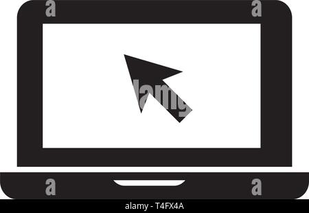 laptop icon trendy Stock Vector