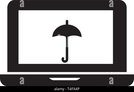 laptop icon trendy Stock Vector