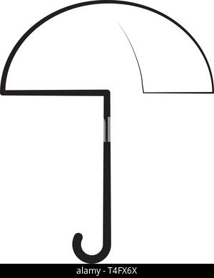 umbrella icon trendy Stock Vector