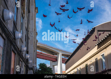 LX Factory - former industrial area in Lisbon city, Portugal Stock Photo