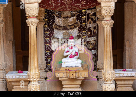 Chandraprabhu Jain Temple  jaisalmer, Rajasthan, India Stock Photo