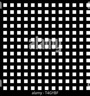Seamlessly repeatable grid, mesh pattern Stock Vector