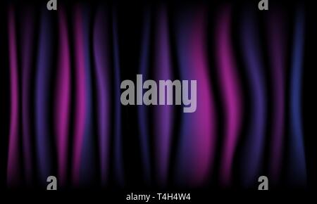 Abstract violet curtain background textures with light and shading with copy space for web banner Stock Vector