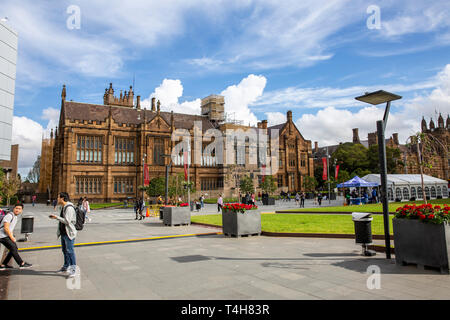 University of Sydney and the Anderson stuart building which contains Sydney medical school,Sydney,Australia Stock Photo