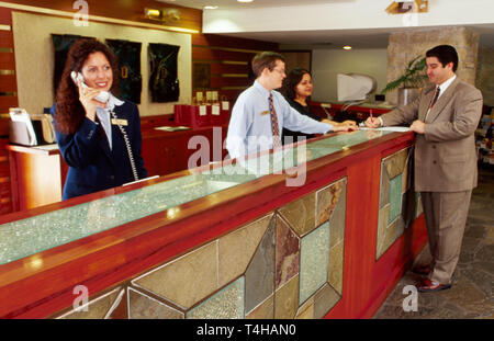 California Golden State,Southern California,Pacific,Ventura,Four Points Sheraton,hotel,reception desk CA146,CA146 Stock Photo