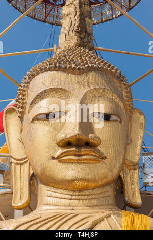 Head of the Great Buddha in Bangkok Stock Photo