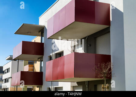 Picture of Contemporary luxury apartment buildings, penthouse Stock Photo - Alamy
