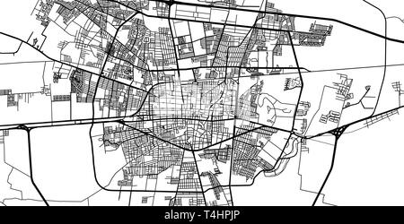 Urban Vector City Map Of Celaya Mexico T4hpjp 