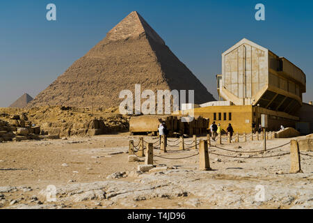Pyramids of Giza, Cairo, Egypt Stock Photo