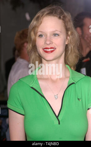 LOS ANGELES, CA. July 07, 2004: Actress THORA BIRCH at the world premiere, in Los Angeles, of I, Robot. Stock Photo