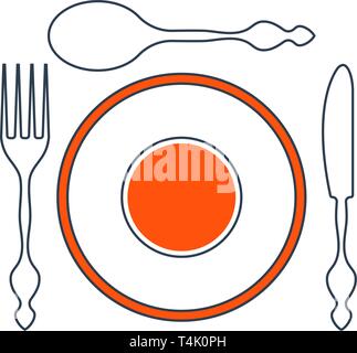 Color plate Fill Icon Symbol Vector. Black Glyph Color plate Icon Stock ...