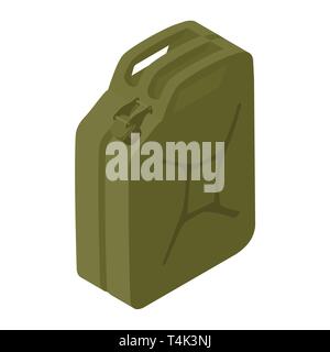 Fuel Container Jerrycan Isometric View Canister For Gasoline Diesel Gas Fire Resistant Storage Tank Stock Vector Image Art Alamy