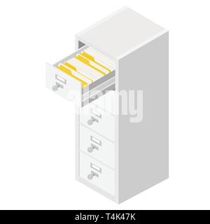 Library or archive reference card catalog. Database, knowledge base concept Stock Vector