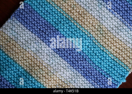 Multi Colored Wool Background Stock Photo