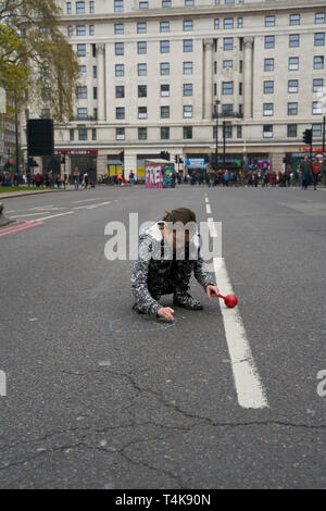 Extinction Rebellion Protest in London Stock Photo