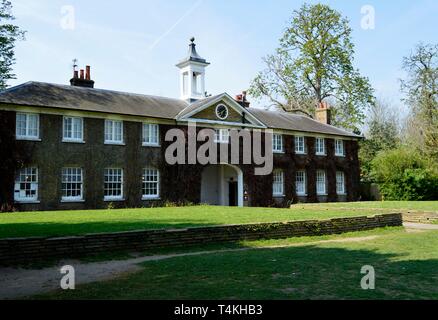 Coach House  Cafe Building in Marble Hill Park Twickenham London Uk Stock Photo