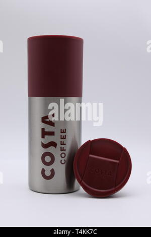 Reusable Costa Coffee Cup Stock Photo - Alamy