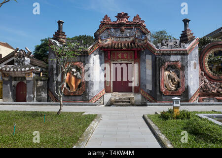 The Ba Mu Temple Gate Hoi An Vietnam Stock Photo