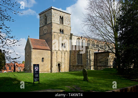 St Peter's Church, Barton upon Humber, North Lincolnshire, England UK Stock Photo