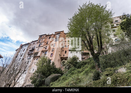 The hanging houses of Cuenca, Spain Stock Photo