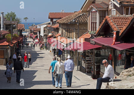 souvenir shops in Side, Province Antalya, Turkey Stock Photo