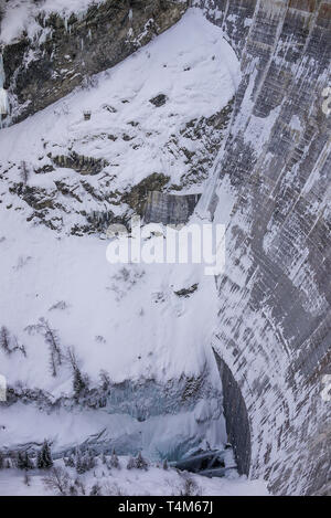 Tignes Dam, Tignes, Savoie, France Stock Photo