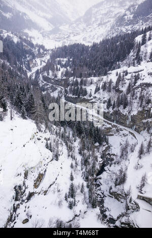 Tignes Dam, Tignes, Savoie, France Stock Photo