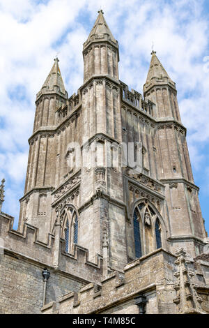 Tower of the Church of St Sampson, Cricklade, Wiltshire Stock Photo