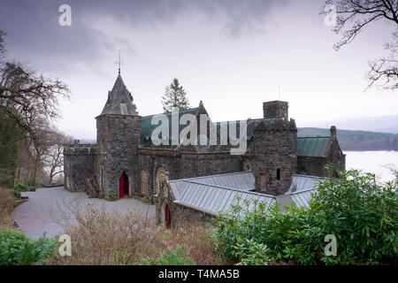 St Conans Kirk located in Loch Awe, Argyll and Bute, Scotland Stock Photo