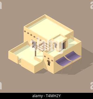 isometric Arab house Stock Vector Image & Art - Alamy
