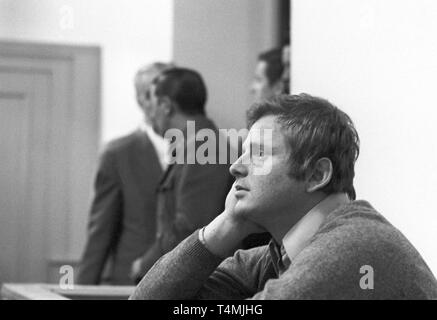 Student leader Daniel Cohn-Bendit was sentenced to eight months probation because of amongst others civil disorder on 27 September 1968 in Frankfurt. | usage worldwide Stock Photo