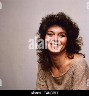 Hanna Schwarz, deutsche Opernsängerin, Deutschland 1989. German opera singer Hanna Schwarz, Germany 1989. Stock Photo