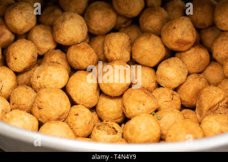 Kachori is a popular spicy gujarati snack from India Stock Photo