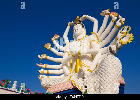 Big Guan Yin statue at Wat Plai Laem Temple, Koh Samui, Thailand Stock Photo