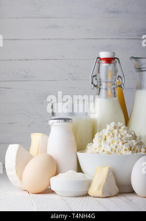 Dairy products close-up Stock Photo