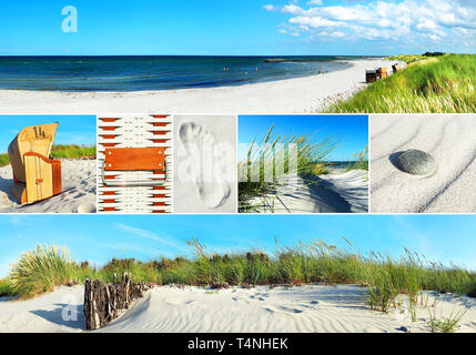 Blatic Sea Collage Stock Photo