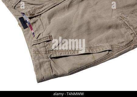 men's linen trousers Stock Photo