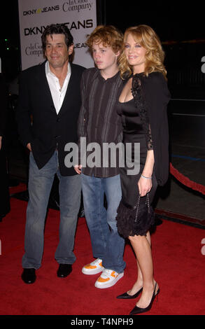 Marg Helgenberger and Alan Rosenberg, and son 