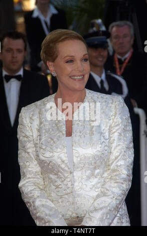 CANNES, FRANCE. May 15, 2004: Actress JULIE ANDREWS at the official gala screening for her new movie Shrek 2 at the Cannes Film Festival where the movie is in competition. Stock Photo