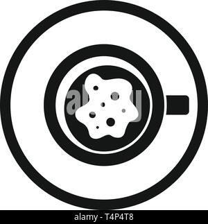 Future coffee teller icon. Simple illustration of future coffee teller vector icon for web design isolated on white background Stock Vector
