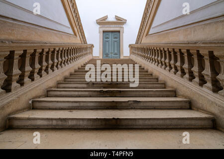 Staircase at The University of Coimbra Stock Photo